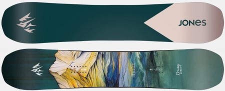 JONES Top Snowboard with basic binding&nbsp;JONES DREAM WEAVER WOMAN ALL-MOUNTAIN DIRECTIONAL